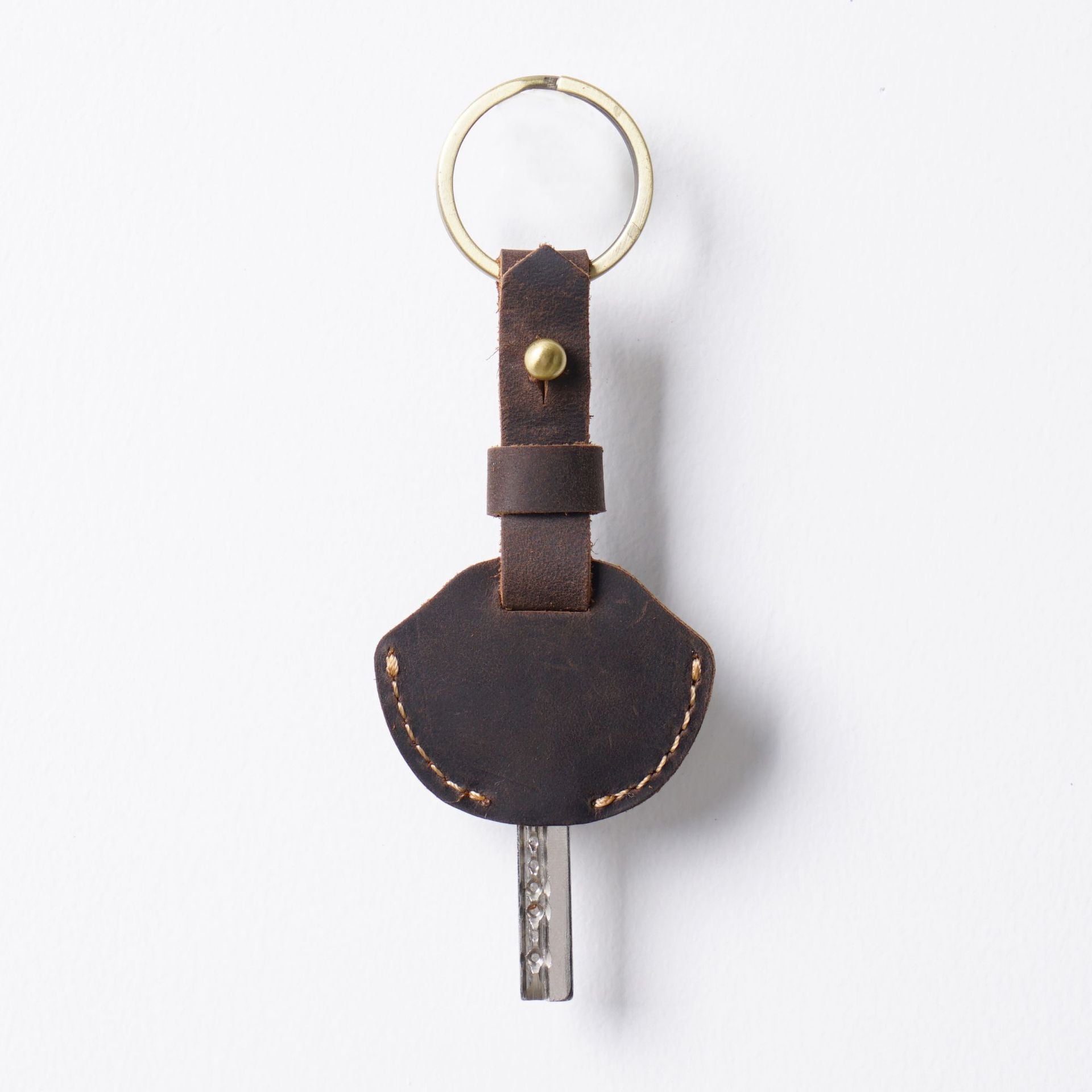 Wholesale Handmade Vintage Cowhide Leather Keychain